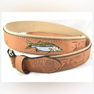 Zep-Pro Leather Belt, Snook Size 44